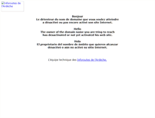 Tablet Screenshot of bipbip.inforoutes-ardeche.fr